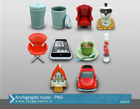 مجموعه آیکون - Archigraphs Icons | رضاگرافیک